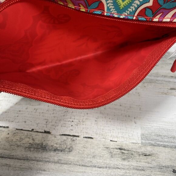 Vera Bradley Lighten Up Pencil Pouch Paisley in Paradise NWT Stocking Stuffer - Picture 6 of 6